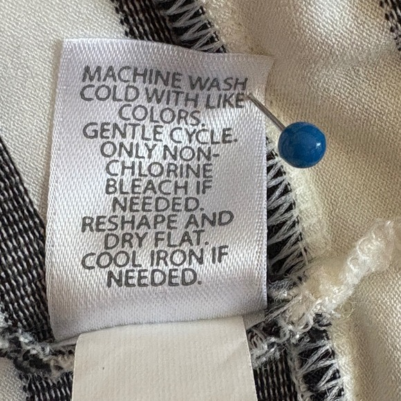 J. Jill Wearever Collection Womens Dress Medium‎ Striped Sleeveless Knit Casual - Picture 9 of 9